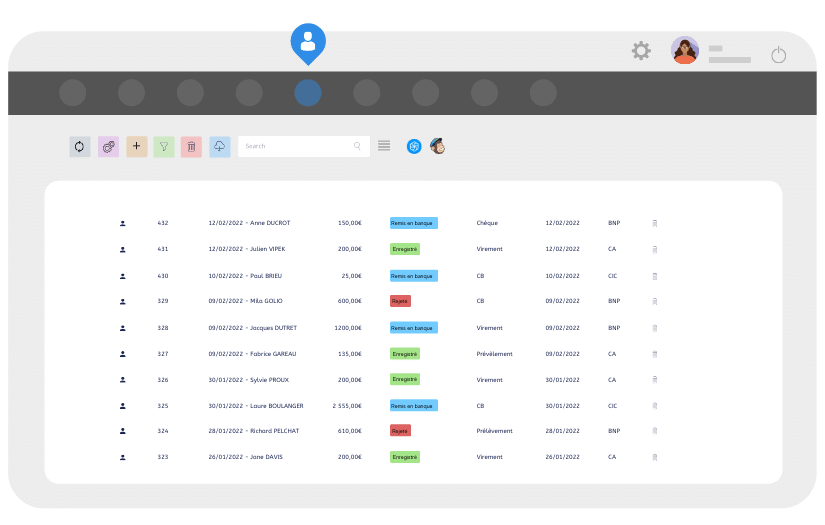logiciel gestion fondation