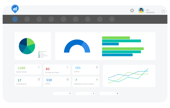 tableau bord crm