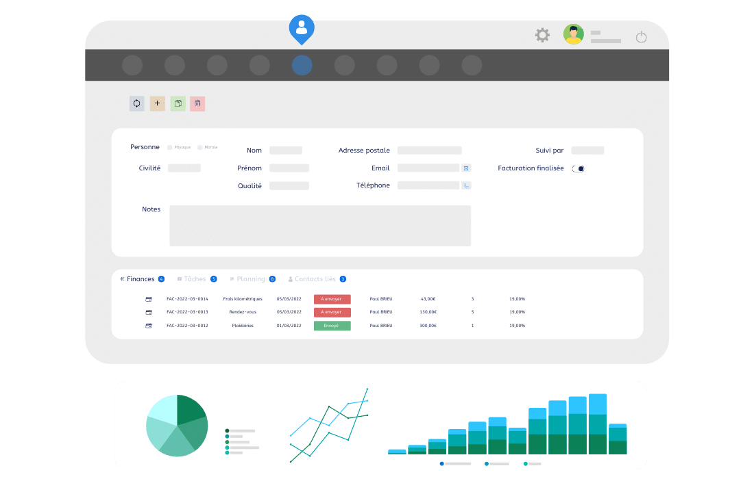 crm avocat saas