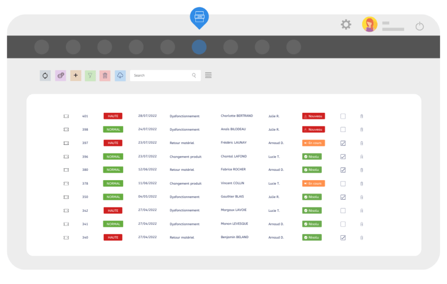 Logiciel CRM Gestion du SAV Youday