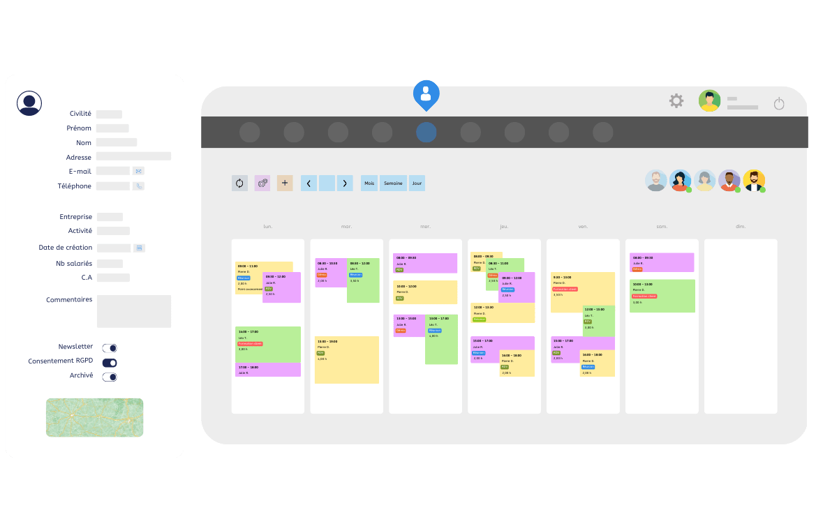 gestion planning startup