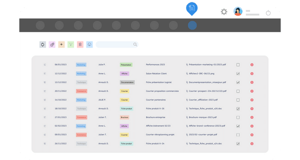 gestion documentaire crm