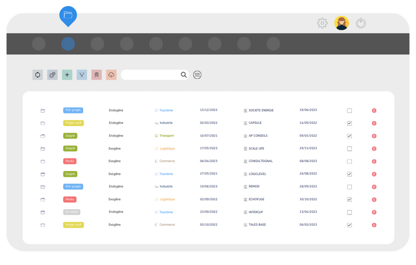 crm developpement economique