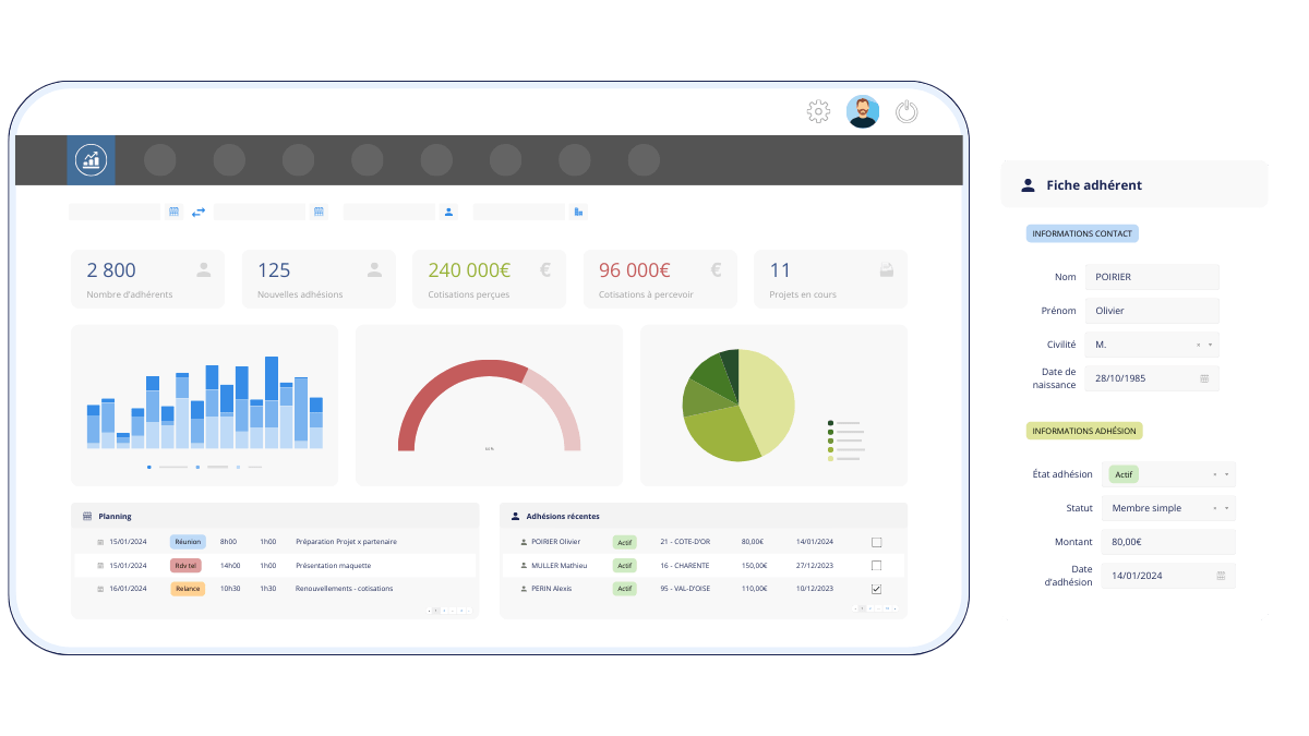 logiciel gestion fédération