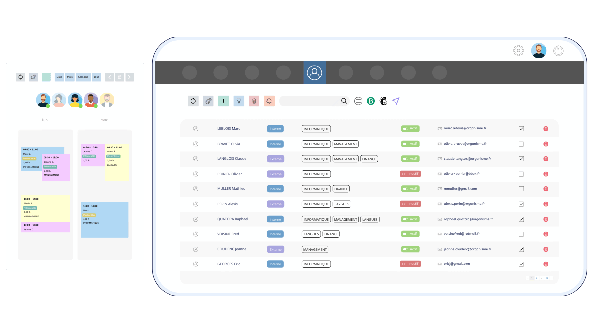 logiciel gestion formation